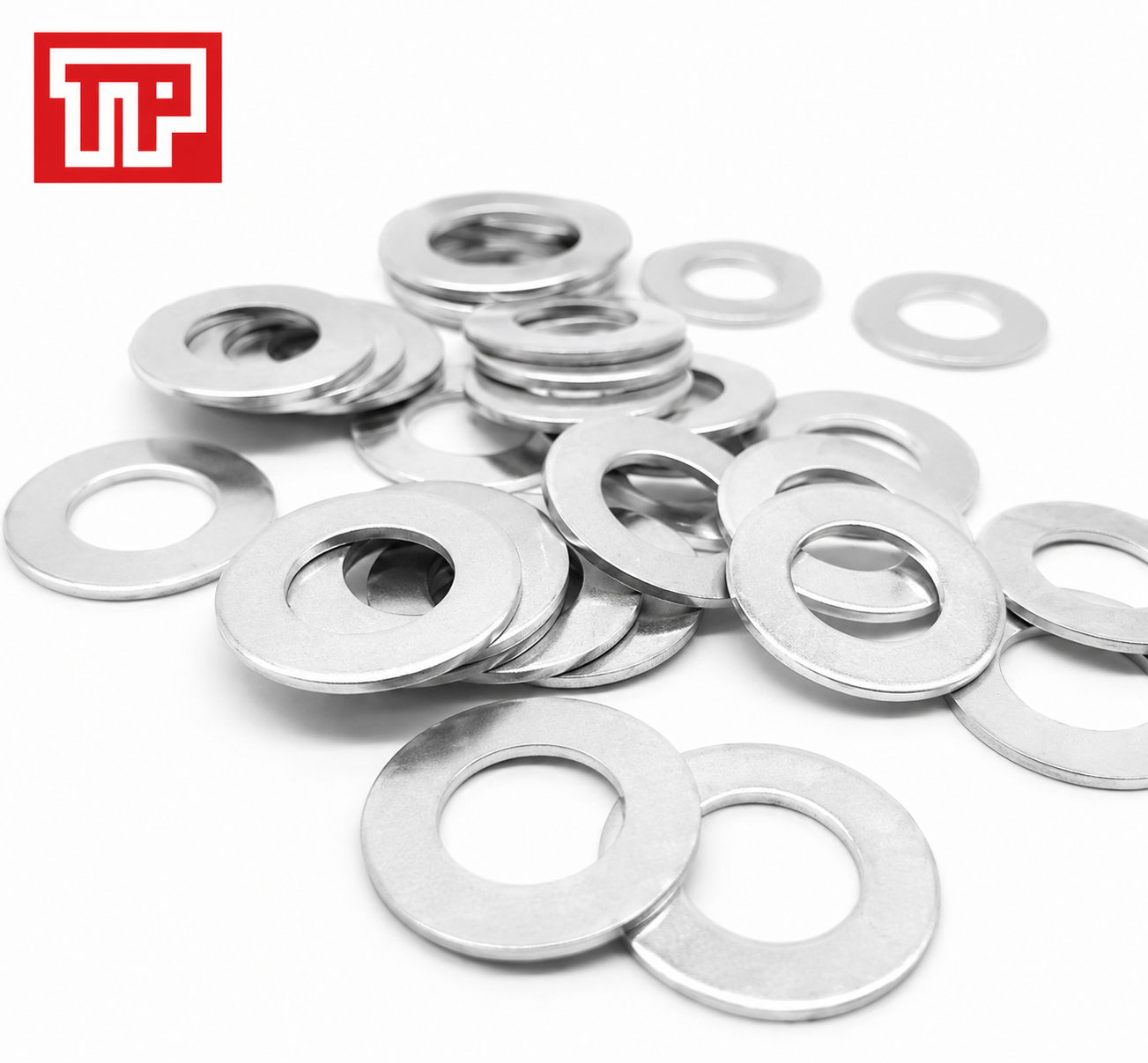 Long đen phẳng inox 304